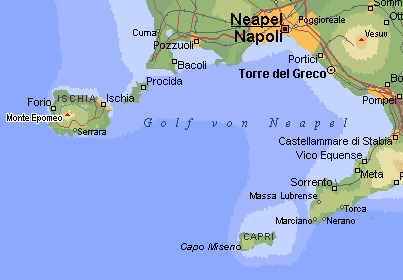 Der Golf von
                        Neapel ...