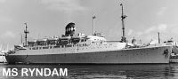 "MS Ryndam"
                  der Europ-Canada Line (ex HAL) ...